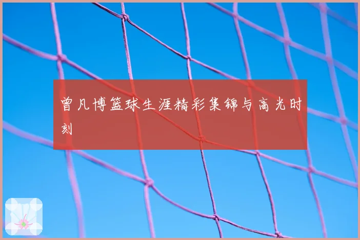 曾凡博篮球生涯精彩集锦与高光时刻